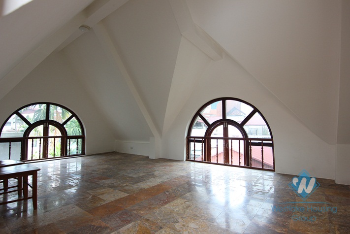 Villa with private swimming pool and large garden for rent in Tay Ho